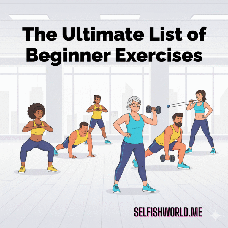 The Ultimate List of Beginner Exercises