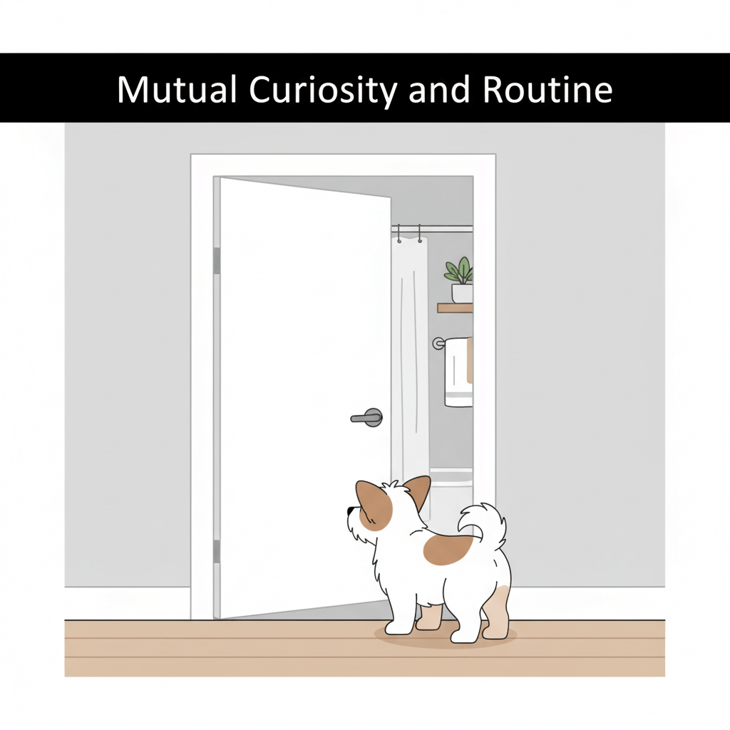 Why Dogs Follow You to the Bathroom: Behavioral Reasons Explained | SELFISH WORLD Why Dogs Follow You to the Bathroom