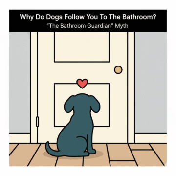 Why Dogs Follow You to the Bathroom: Behavioral Reasons Explained | SELFISH WORLD