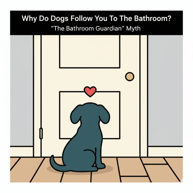 Why Dogs Follow You to the Bathroom: Behavioral Reasons Explained | SELFISH WORLD